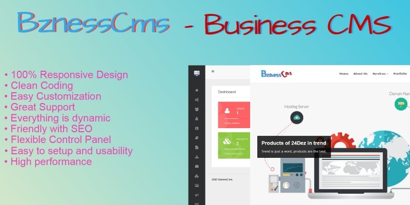 BznessCms - Business CMS