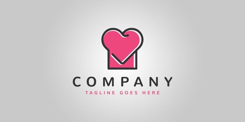 Cooking Love Logo Template