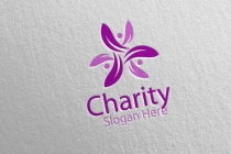 Charity Hand Love Logo Design Screenshot 1