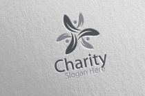 Charity Hand Love Logo Design Screenshot 3