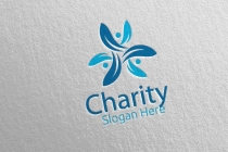 Charity Hand Love Logo Design Screenshot 4