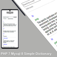 PHP Search form - Dictionary