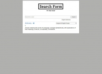 PHP Search form - Dictionary Screenshot 8