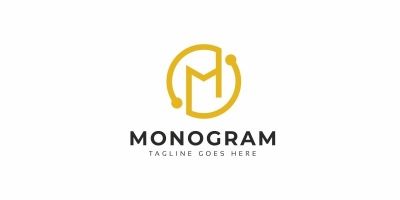 Monogram M Letter Logo