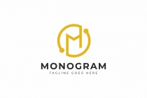 Monogram M Letter Logo Screenshot 1