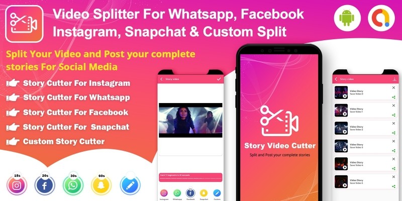 Video Splitter - Story Cutter for Social Media And