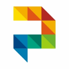 Polygon Colorful P Letter Logo