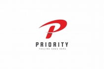 Priority P Letter  Logo Screenshot 1