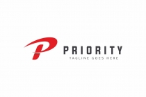 Priority P Letter  Logo Screenshot 2
