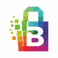 B Letter Colorful Logo