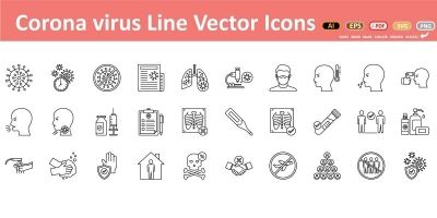 Covid-19 Vector Icons