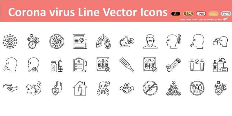 Covid-19 Vector Icons