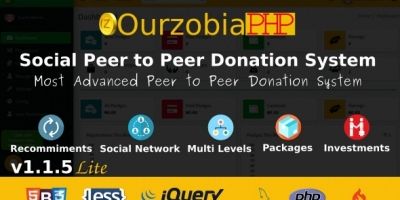 Ourzobia PHP - Social P2P Donation System Lite