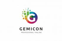 G Letter Colorful Pixel Logo Screenshot 1
