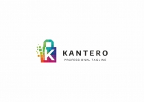 K Letter Colorful Pixel Logo Screenshot 3