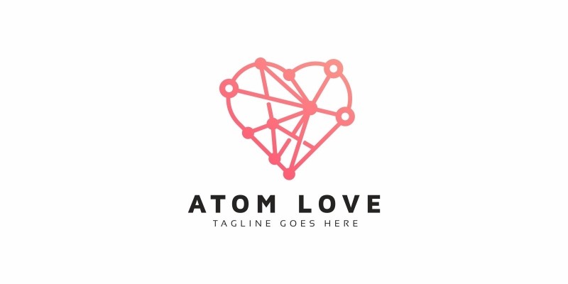 Atom Love Logo