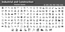 Industrial and Construction Vector Icons Screenshot 2