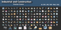 Industrial and Construction Vector Icons Screenshot 6