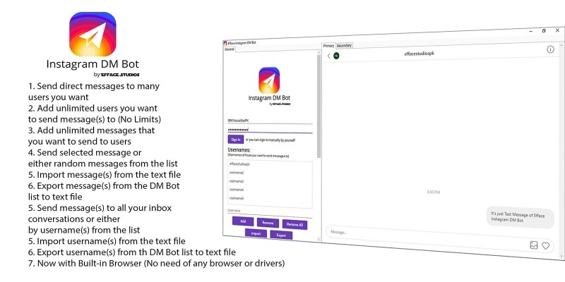 Instagram DM Bot .NET