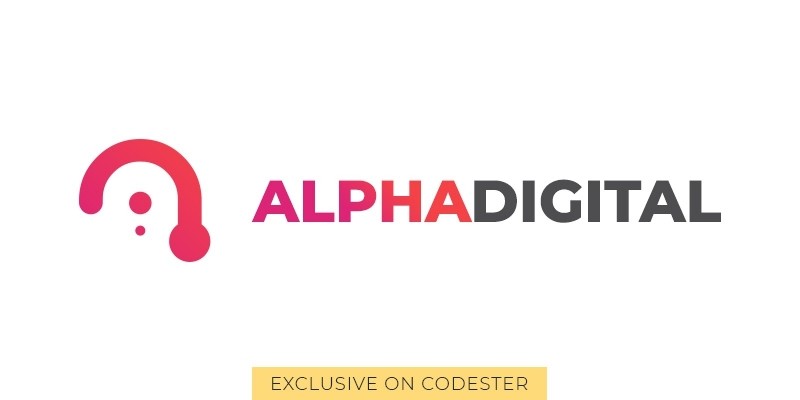 Alphadigital Logo Template
