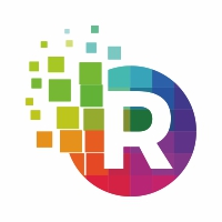 R Letter Colorful Logo