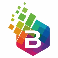 B Letter Colorful Logo