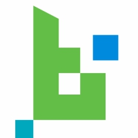 B Letter Pixel Logo