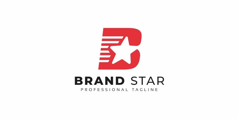 Brand Star B Letter Logo