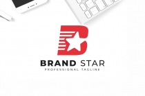 Brand Star B Letter Logo Screenshot 1