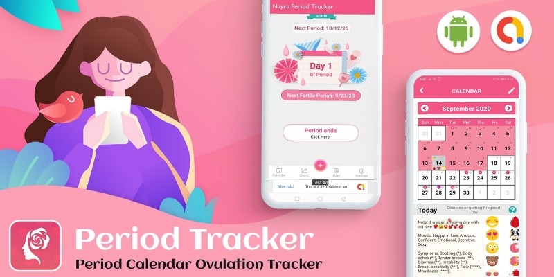 Android Period Tracker for Women - Period Calendar