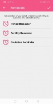 Android Period Tracker for Women - Period Calendar Screenshot 26