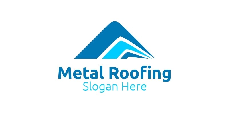 Real Estate Metal Roofing Logo