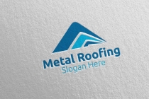 Real Estate Metal Roofing Logo Screenshot 5