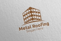 Real Estate Metal Roofing Logo Screenshot 2