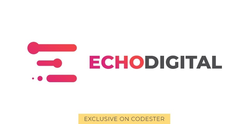 Echodigital Logo Template
