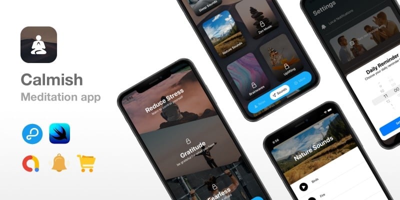 Calmish - Meditation SwiftUI App Source Code