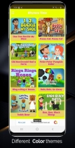 Kids Nursery Rhymes Song Android App Template Screenshot 6
