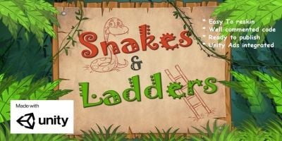 Snakes And Ladders - Unity Complete Source Code
