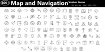 600+ Map and Navigation Icons Screenshot 1