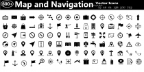 600+ Map and Navigation Icons Screenshot 3
