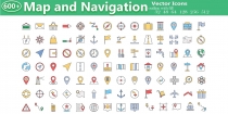 600+ Map and Navigation Icons Screenshot 6