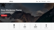 Eless - minimalistic Wordpress Theme Screenshot 1
