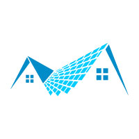 Real estate Shingles Roofing Logo