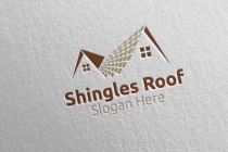 Real estate Shingles Roofing Logo Screenshot 2