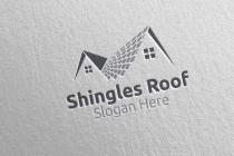 Real estate Shingles Roofing Logo Screenshot 3