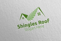 Real estate Shingles Roofing Logo Screenshot 4