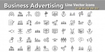 Business Advertising Vector Icons with Different s Screenshot 4
