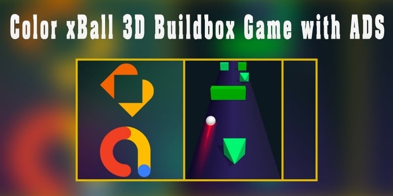 Color xBall 3D Buildbox Game with Ads
