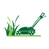 Lawn Mower Logo for Lawn Mowing Gardener Design