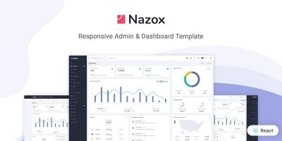 Nazox - React Admin And Dashboard Template